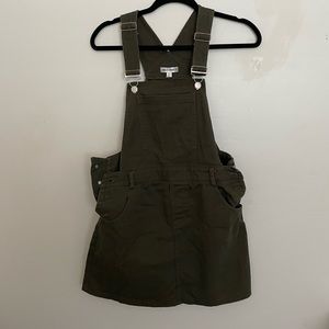 Olive Green Skirt Overall
